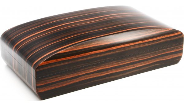 Humidor Pegasus Makassar matowy wypukły 80 cygar