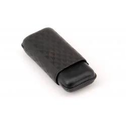 Skórzane etui na cygara Davidoff R-2 2, czarne
