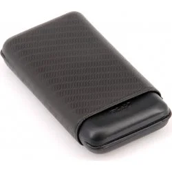 Skózane etui na cygara Davidoff XL-3 Enjoy, czarne