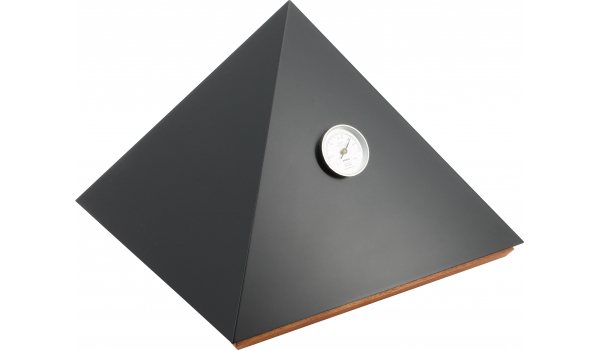 Humidor adorini Pyramid Deluxe M Czarny
