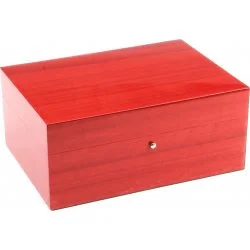 Humidor Gentili na 10 cygar, czerwony