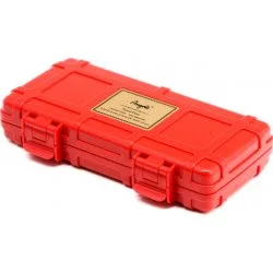 Etui na trzy cygara Angelo, czerwone