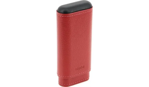 adorini Etui na cygara z prawdziwej skóry 2-3 cygara Magma Red