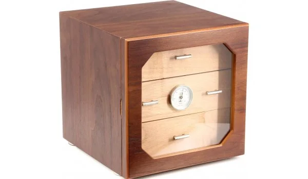 Humidor Chianti M Deluxe Szuflady z drewna orzechowego z drewnianym frontem