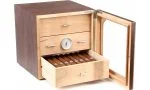 Humidor Chianti M Deluxe Szuflady z drewna orzechowego z drewnianym frontem