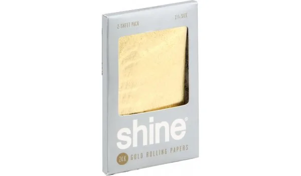 Shine 24K Gold Rolling Papers 2 sztuki