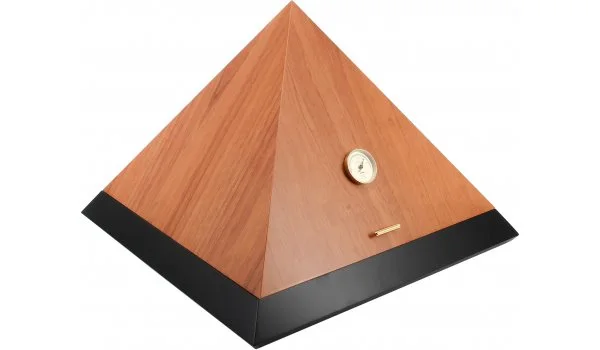 Humidor piramida adorini Deluxe L Bi-Color, czarno-brązowy