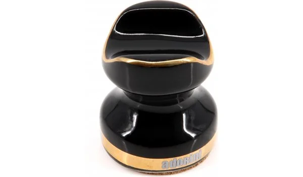 adorini Ceramiczny stojak na cygara czarne złoto