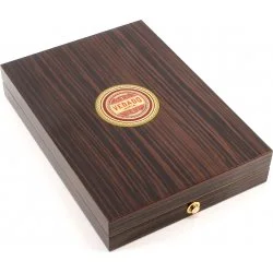 Zapieczętowany humidor podróżny Ebony