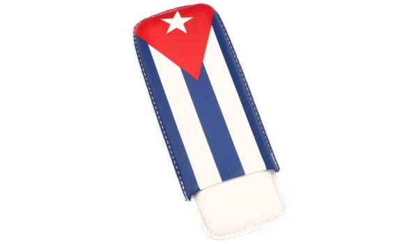 Etui Kubańska Flaga na 2 Cygara
