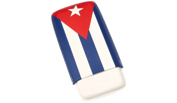 Etui Kubańska Flaga na 3 Cygara