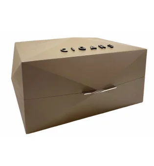 Brązowy humidor Gentili Prisma "Cigars" - edycja limitowana