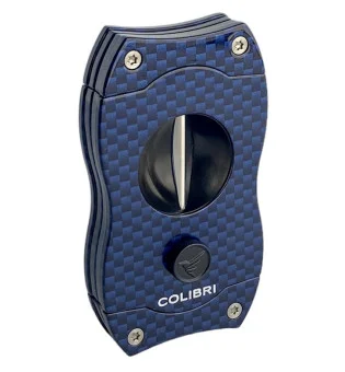 Obcinacz Colibri V-Cut Carbon, niebieski