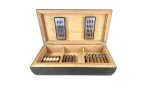Humidor Bamboo Black Frosted Konvex 80 zdjęcie 2