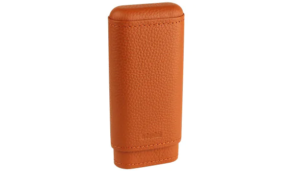 etui na cygara adorini prawdziwa skóra 2-3 cygara Crocus Orange