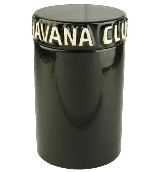 Słoik na cygara Havana Club Tinaja, czarny