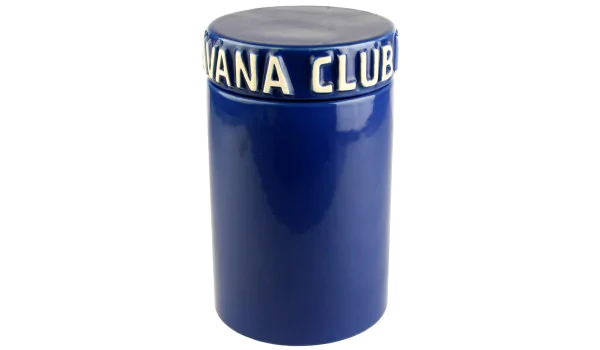 Słoik na cygara Havana Club Tinaja niebieski