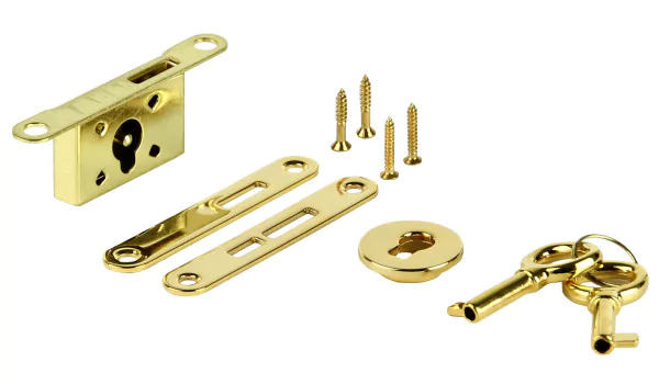 Humidor Swing Bolt Lock Standard Set Gold