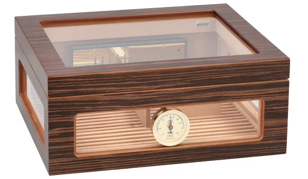 Adorini Treviso Deluxe Humidor ze Szklaną Pokrywą zdjęcie 9