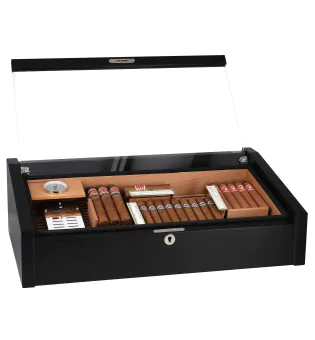 Adorini Vega Deluxe Humidor Ekspozycyjny Czarny zdjęcie 109