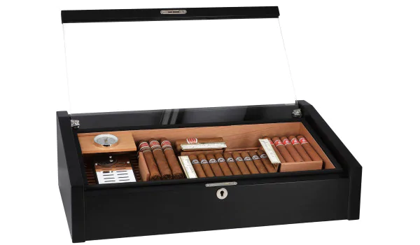 Adorini Vega Deluxe Humidor Ekspozycyjny Czarny zdjęcie 109