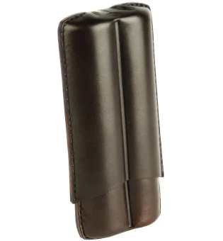 Etui na cygara Lubinski Leather 2 Robusto brązowe
