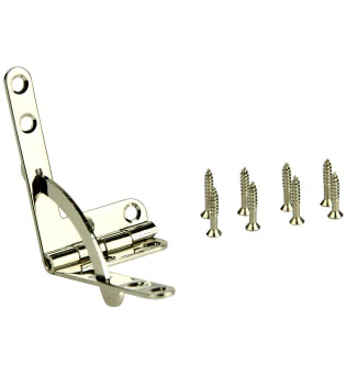 Zawias kwadrantowy srebrny 30x40 mm zdjęcie 5