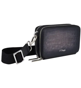 Czarna torba crossbody na cygara S.T. Dupont Le Grand Atelier 141052