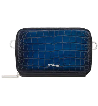 Niebieska torba crossbody na cygara S.T. Dupont Le Grand Atelier 141352