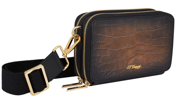Brązowa torba crossbody na cygara S.T. Dupont Le Grand Atelier 141452