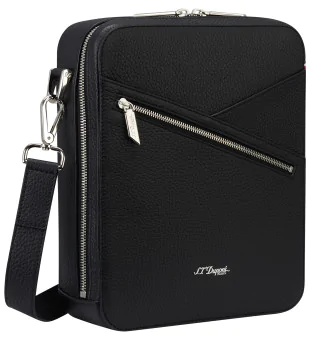 Czarna torba crossbody na cygara S.T. Dupont Neo Capsule 141003