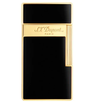 Zapalniczka S.T. Dupont Biggy 025002 w kolorze czarny lakier złoto