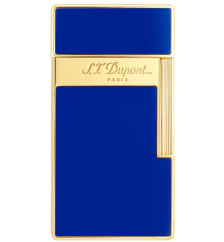 Zapalniczka S.T. Dupont Biggy 025005 w kolorze lakierowany błękit i złoty