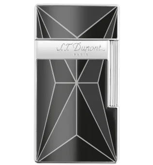 Zapalniczka S.T. Dupont Biggy Fire X 025070 w kolorze czarnym i chromowanym