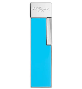 Zapalniczka S.T. Dupont Twiggy 030007 w kolorze jasnoniebieskim i lakierowanym chromowanym