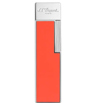 Zapalniczka S.T. Dupont Twiggy 030011 w kolorze koralowym i lakierowanym chromowanym