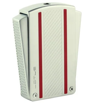 Lotus Jet Lighter 3830 chrom perłowy z wyżłobieniami w paski