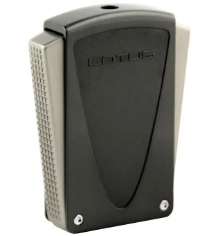 Zapalniczka Lotus Jet 3820 w kolorze ciemna satynowa stal i jasna satynowa stal