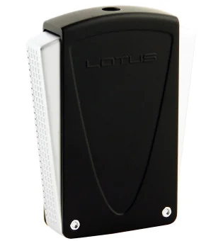 Zapalniczka Lotus Jet 3800 w matowym czarnym i chromowanym welurowym kolorze