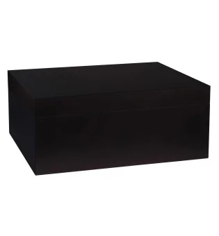 Czarny humidor adorini Humidor Basic w rozmiarze M