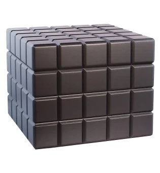 Antracytowo-szary humidor Colibri Heritage Cube