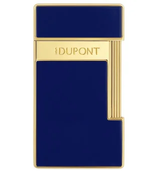 Wąsk zapalniczka S.T. Dupont 028225 w kolorze niebieskim i lakierowanym złotym