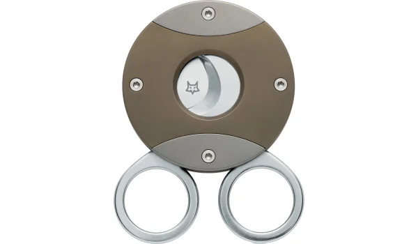 Okragłe brązowe nożyczki do cygar Fox The Circle Bronze Titanium 744