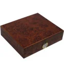 Drewniany humidor Angelo z rozmytym wzorem