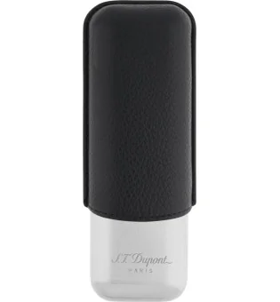 Etui na 2 cygara S.T. Dupont 183260 czarne/chrom