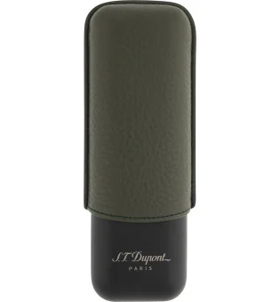 Etui na 2 cygara S.T. Dupont 183249, khaki-matowoczarne