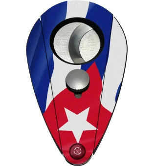 Obcinacz do cygar z flagą kubańską Xikar Xi2 XI-201TECU