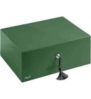 Zielony humidor Caseti Paris