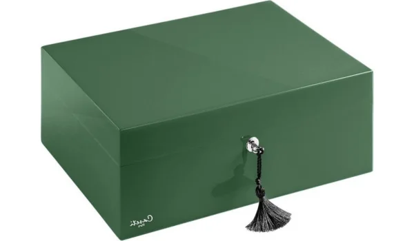 Zielony humidor Caseti Paris