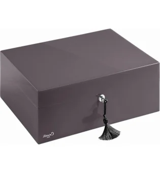 Ciemnofioletowy humidor Caseti Paris